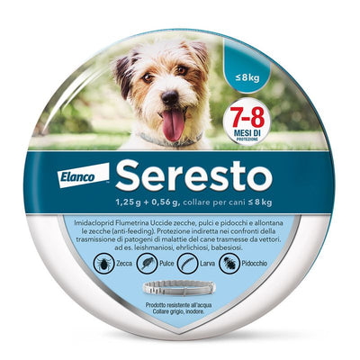 Seresto Collare Antiparassitario Per Cani Meno di 8 Kg