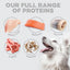 Crocchette per cane adulto con mantello bianco gusto salmone